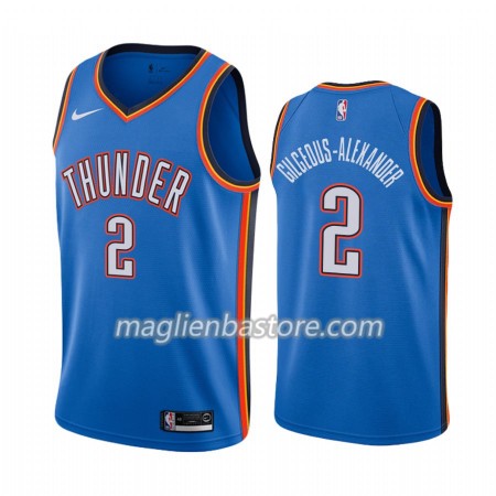 Maglia NBA Oklahoma City Thunder Shai Gilgeous-Alexander 2 Nike 2019-20 Icon Edition Swingman - Uomo